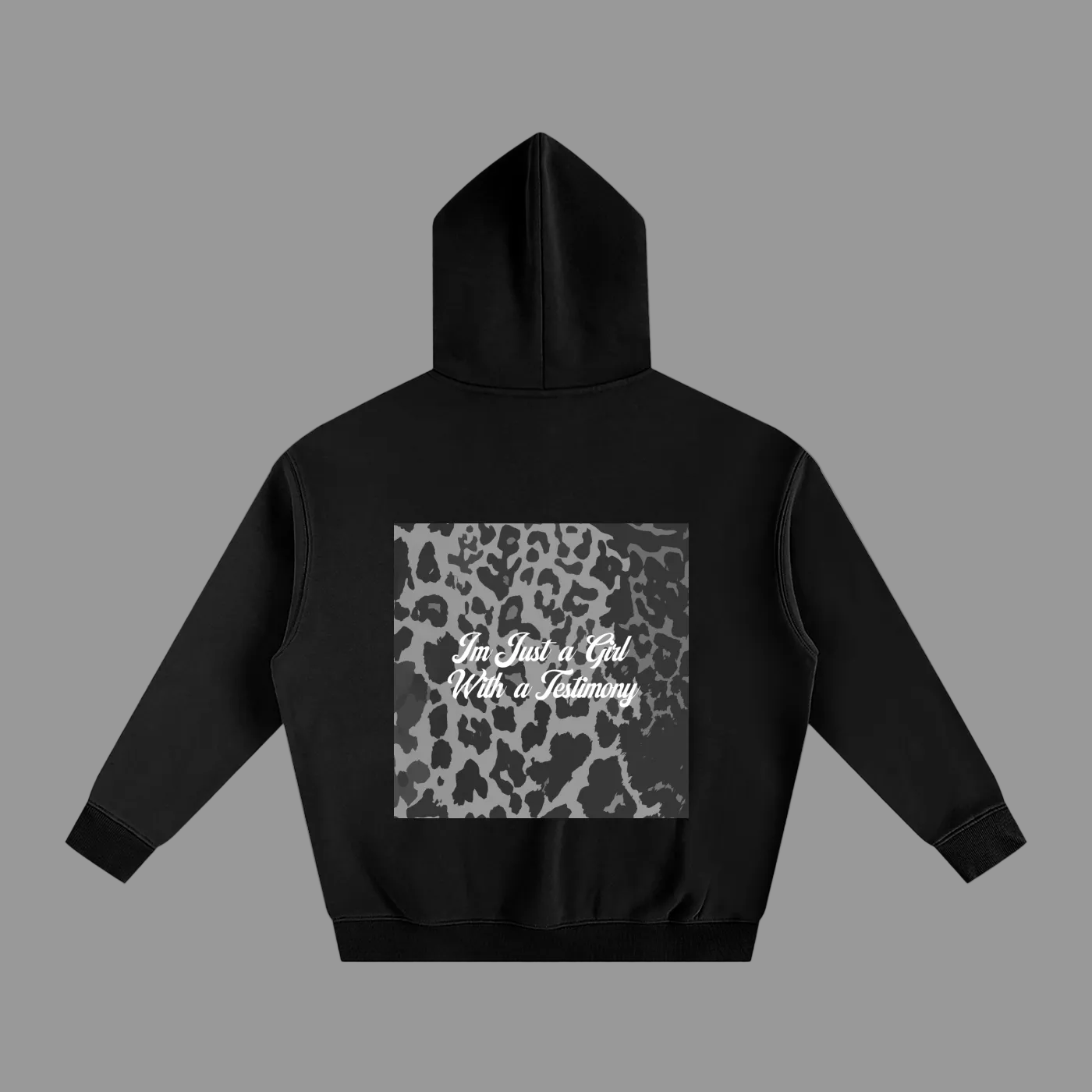 Testify Girl Pod Black Hoodie